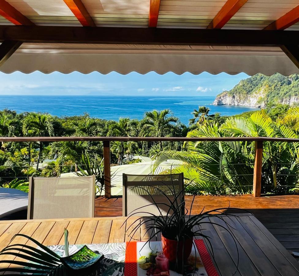 Vue Mer/3Beds/Piscine/Wifi/900 Metres De La Plage Deshaies Zewnętrze zdjęcie