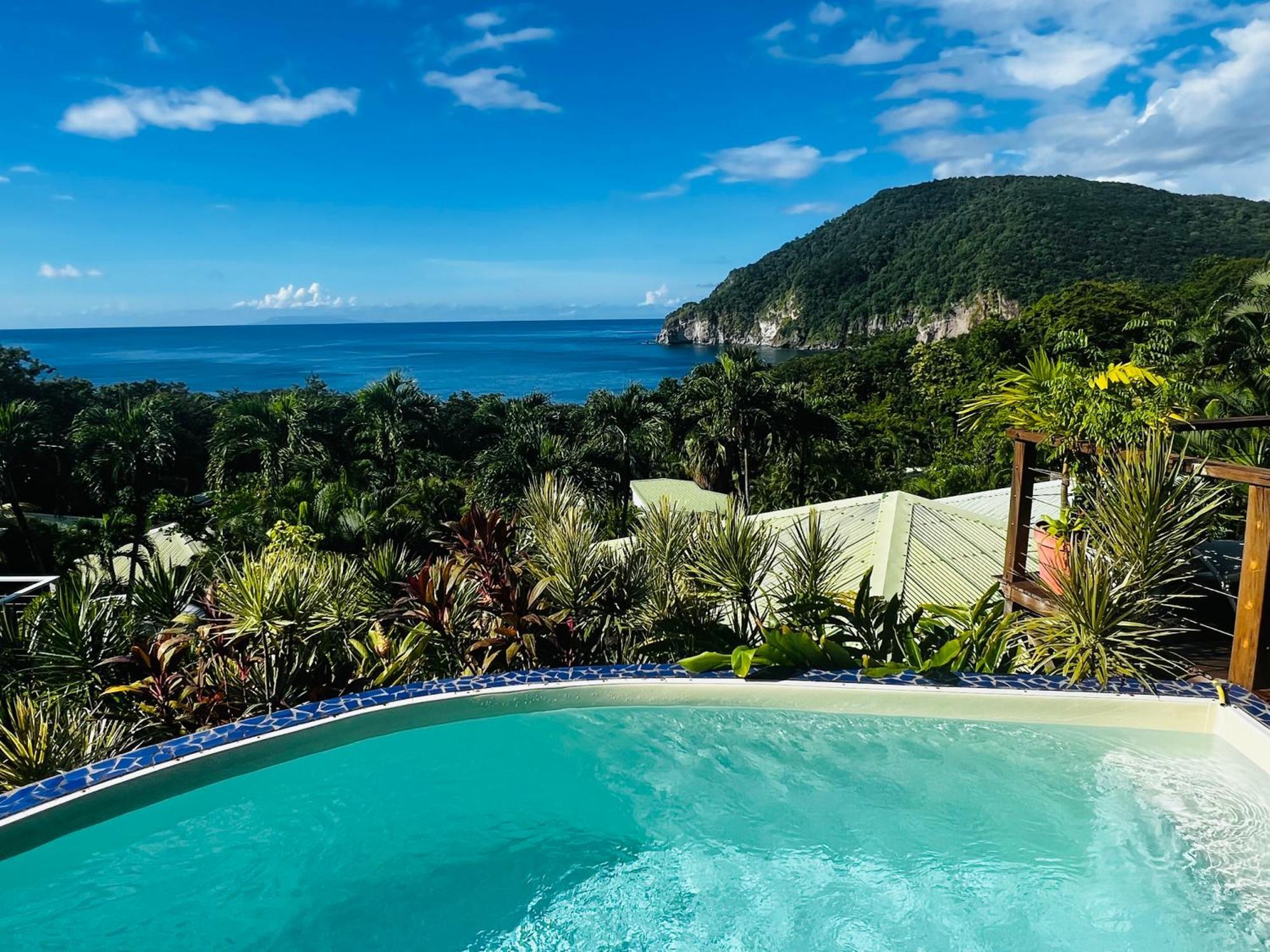 Vue Mer/3Beds/Piscine/Wifi/900 Metres De La Plage Deshaies Zewnętrze zdjęcie