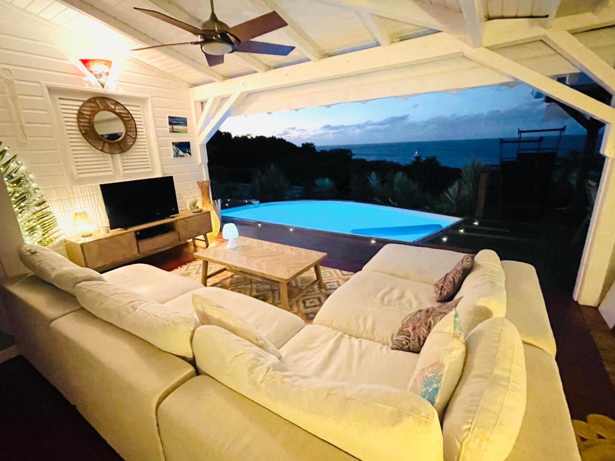 Vue Mer/3Beds/Piscine/Wifi/900 Metres De La Plage Deshaies Zewnętrze zdjęcie