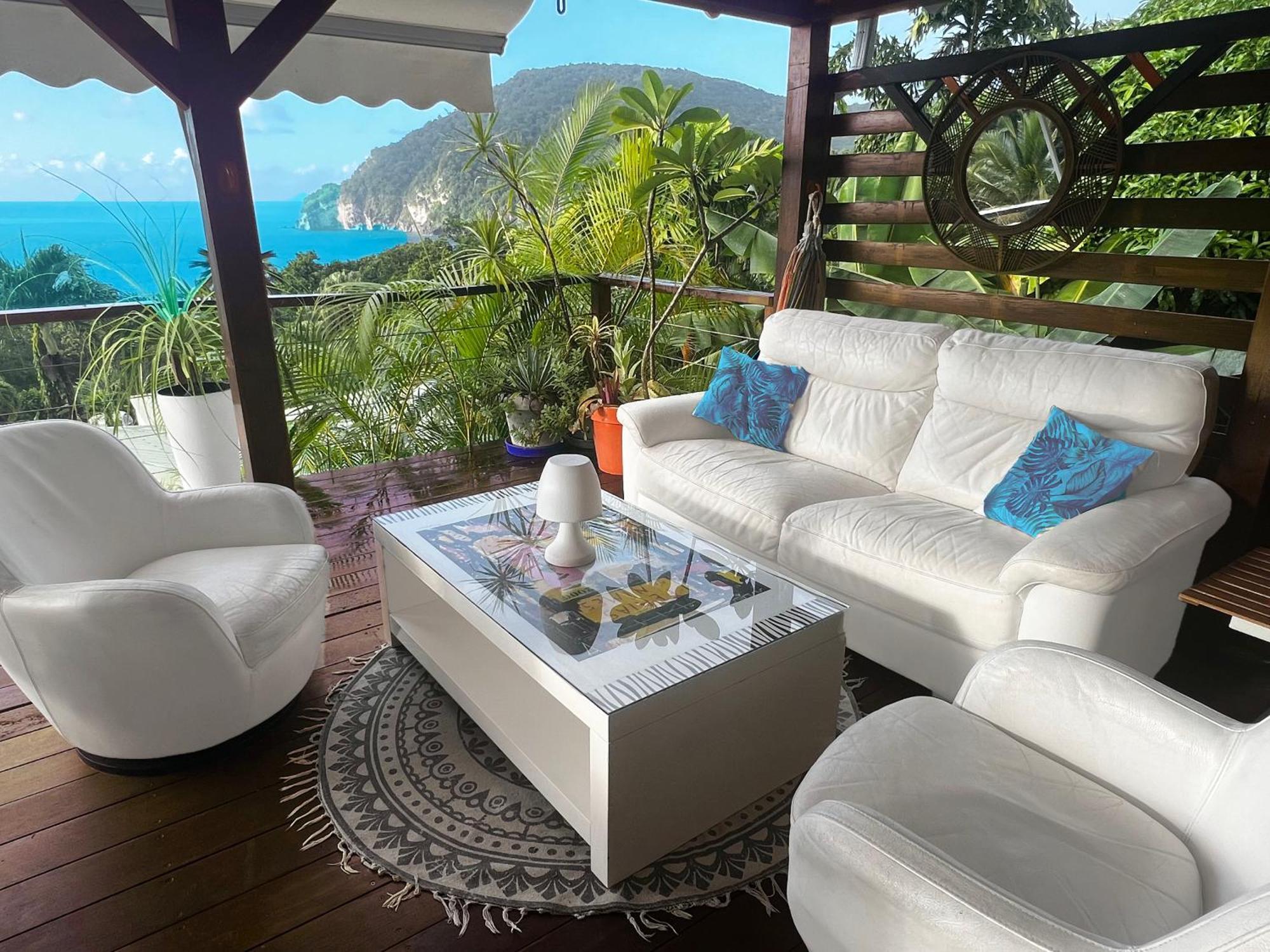 Vue Mer/3Beds/Piscine/Wifi/900 Metres De La Plage Deshaies Zewnętrze zdjęcie